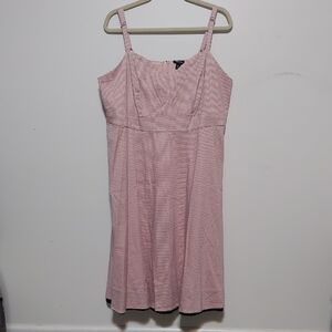 Torrid Pink Textured Midi Dress